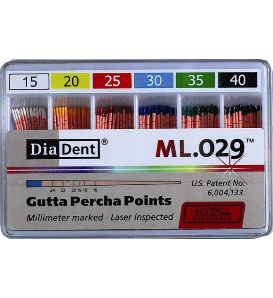 Diadent Gutta Percha Points 2% # 15- 40